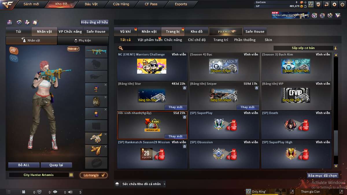 shop acc cf uy tin gia re